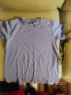 Light Purple Crew Neck T-Shirt