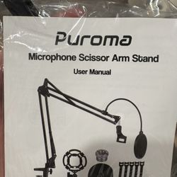 Microphone Scissor Arm Stand 