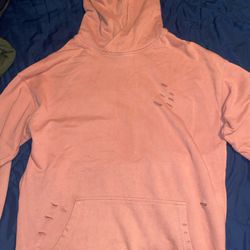 Forever 21 Men’s Oversized Pink Hoodie - Small