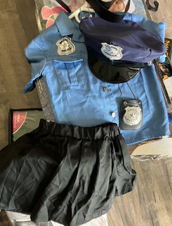 Kids Police Officer Halloween Costume Set