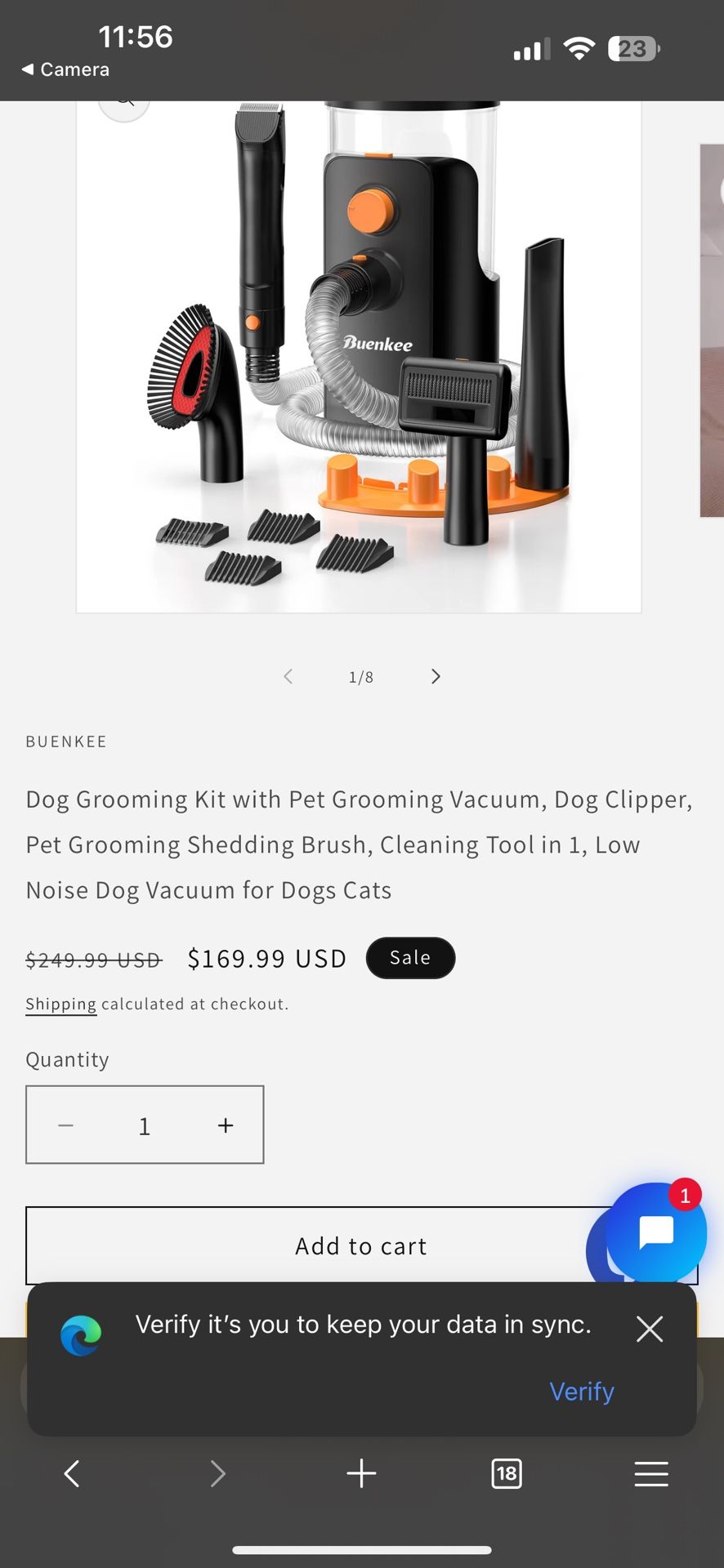 Pet Grooming Vacuum Brand New