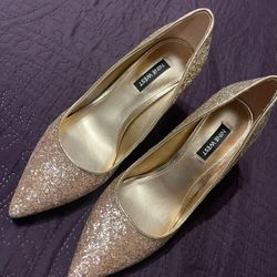 Zapatillas Rose Gold Glitter Like New