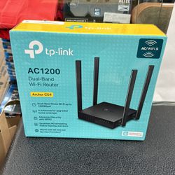 TP-Link Archer C54 AC1200 MU-MIMO Dual-Band WiFi Router, Works with All Home Internet Providers
