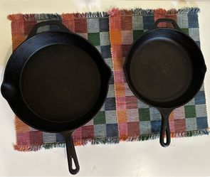 10 inch and 12 inch Cast Iron Pans