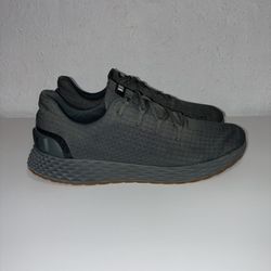 NoBull Ripstop Runner Mens 10.5 Womens 12 Dark Grey Gum Bottom Running Shoes