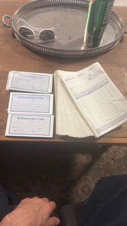 Receipt invoices business
