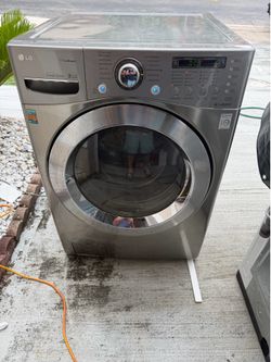 LG washer front loader 3.9 cu ft 3 months warranty and delivery and installation available