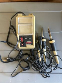 Vintage Ungar 9900 Electronic Soldering System Station with 3 Handpieces