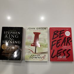 Books Various Authors $10 for all 3