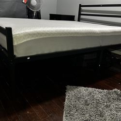 Queen Size Bed + Mattress (8 Inch)