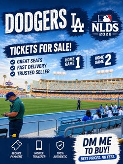 Dodgers NLDS Field Level Tickets