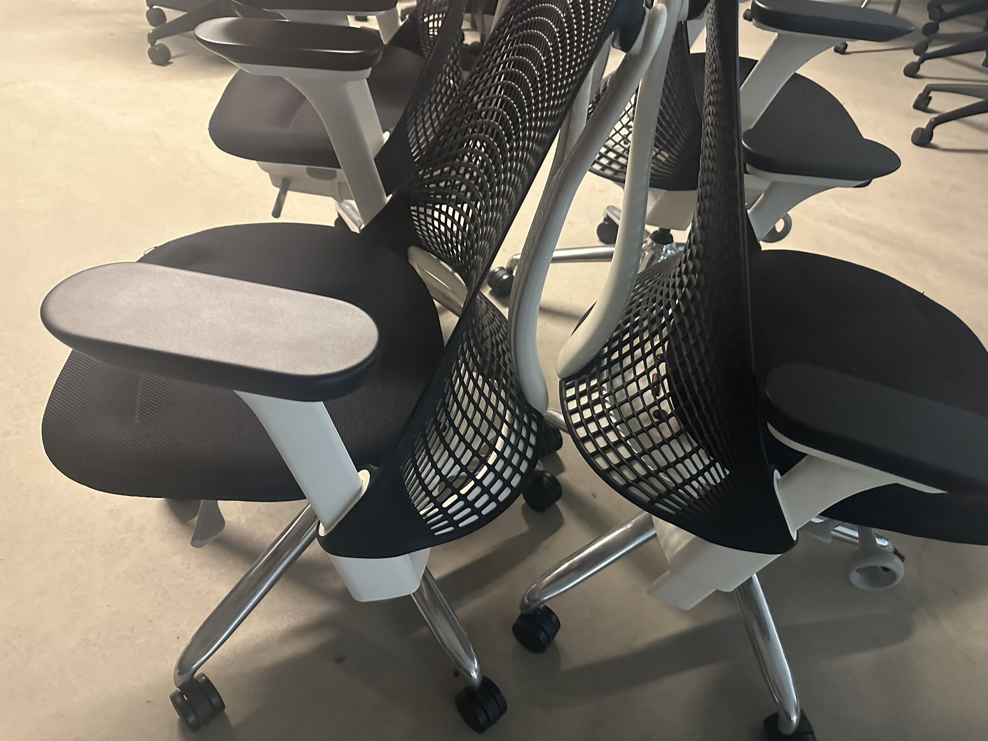 Herman Miller Sayl Chairs White And Black All Sizes 