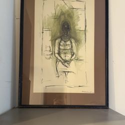 Alberto Giacometti “Caroline” Lithograph (1965) + Tate Exhibition Catalog