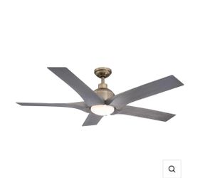 56” Farmhouse DC Ceiling Fan with Light & Remote