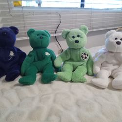Set of 4 Beanie Babies 