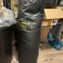 boxing bag and speed bag