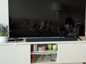 65” Sony 4K Tv with Tv entertainment unit