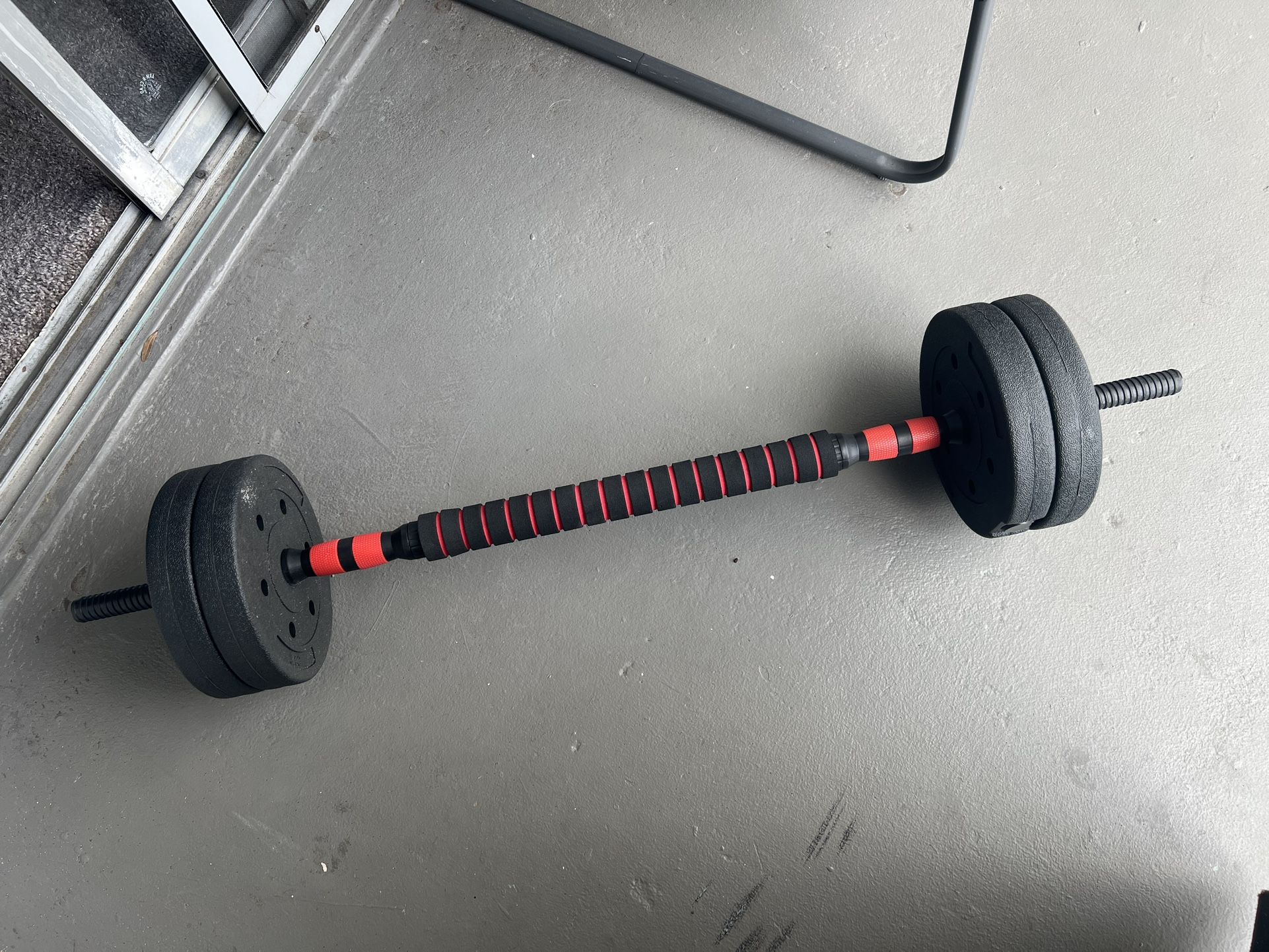 Adjustable Weight Bench with Dumbbell Set