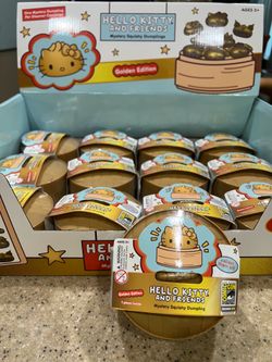 Hello Kitty and Friends Mystery Squishy Dumpling Golden Edition SDCC 2024 Exclusive