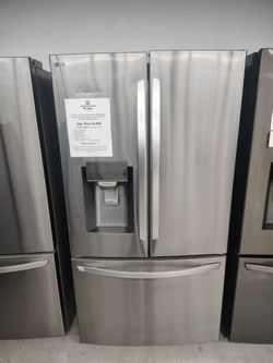 50% OFF 3 DOOR FRENCH DOOR FRIDGES!  THIS WEEK ONLY! LG 28 Cu Ft, 36"W (Was $1498 Now Only $749)