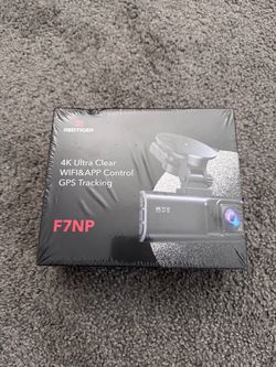 REDTIGER F7NP 4K Dash Cam Front Rear, STARVIS 2 Sensor, Free Card Included 5.8GHz WiFi-20MB/s Download, WDR Night Vision, Wide Angle, G-sensor Inciden