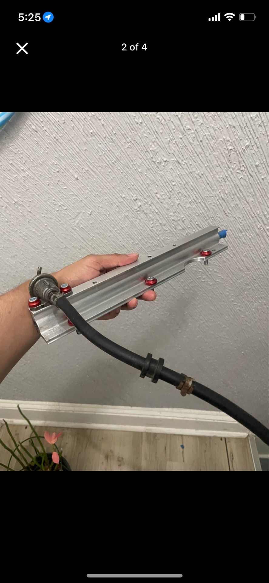 B series Vtec fuel rail with Downstar hardware.