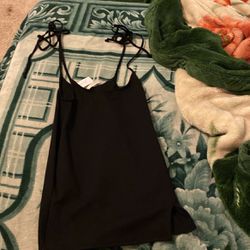 black skirt dress