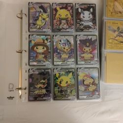 3 Binders Pokemon Cards 