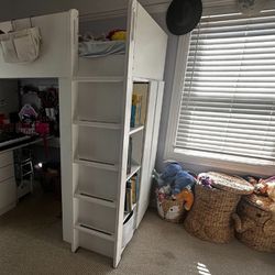 Kids Ikea Bunk bed Desk And Closet Combo 