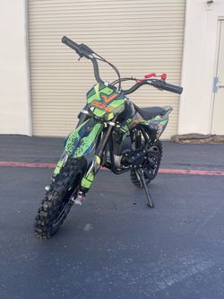 40cc Dirt Bikes, 4-Stroke with Pull Start, Rear Disc Brake, 20MPH Max Speed, Up to 132 LBS