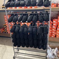 Beautiful Black Slippers $8