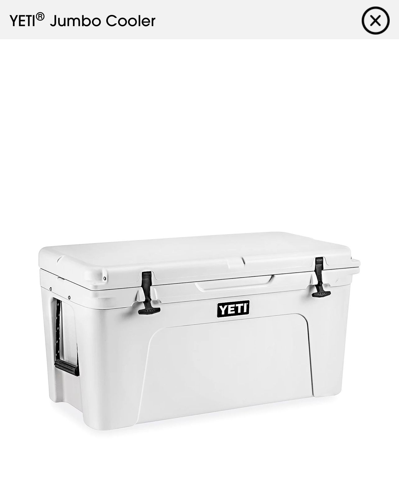 Yeti Tundra 75 Cooler