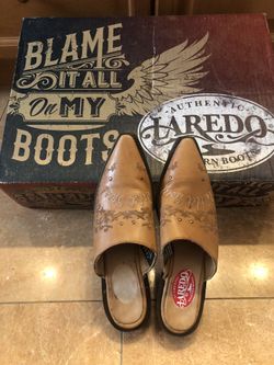 Leather Mule shoe boot from Boot Barn
