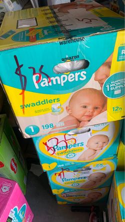 Pampers swaddlers size 1 , 198 count