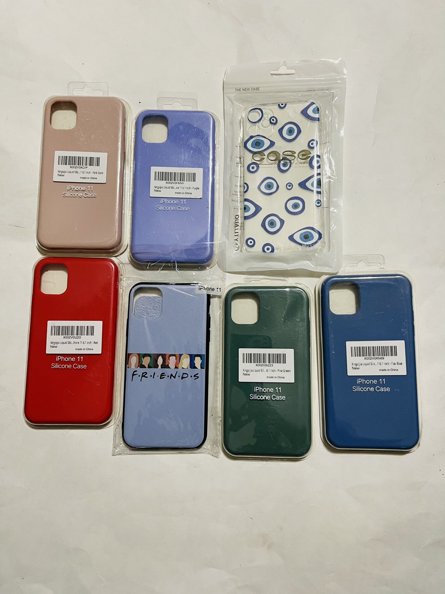 7 Liquid Silicone Case Thin Slim Hard Cover For iPhone 11 6.1