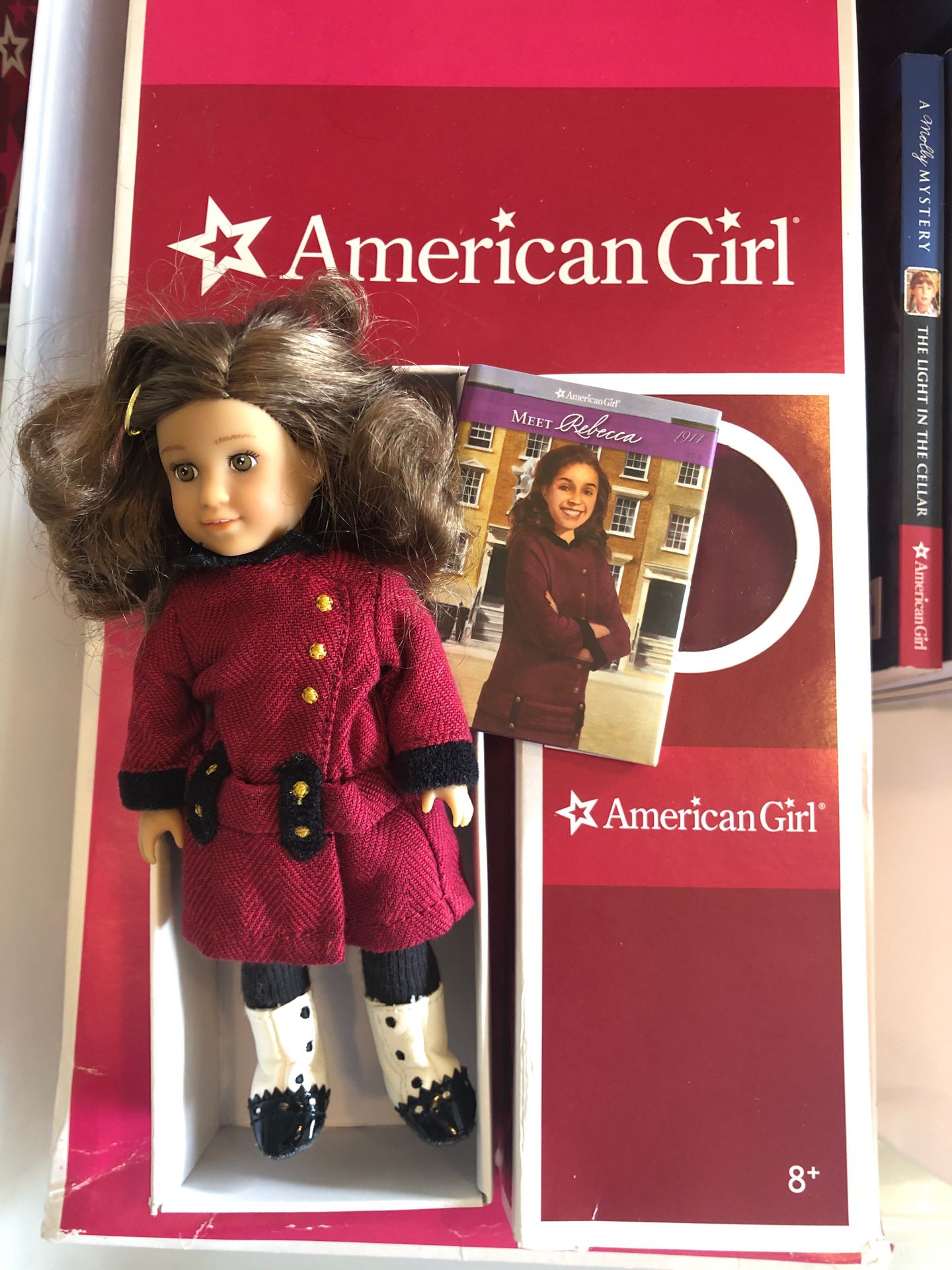 Mini American Girl Rebecca Doll 6”