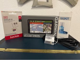 GARMIN DEZLCAM GPS OTR 725 7” SCREEN WITH DASH CAM