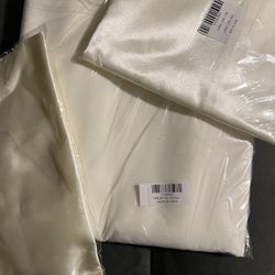 Overlay 60 Inches Ivory Satin