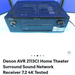 Denon AVR 2113CI Home Theater Surround Sound 