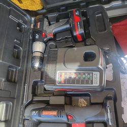 Craftsman Drill Set With Charger