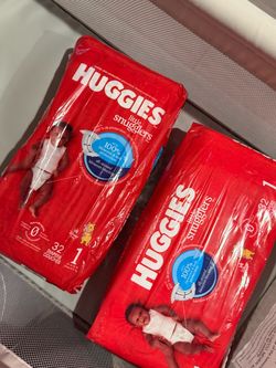 Huggies Little Snugglers Size 1 Diapers – 2 Packs