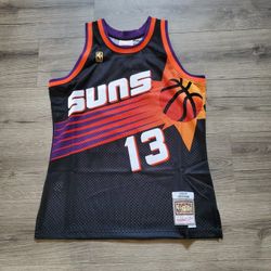 Mitchell Ness Phoenix Suns Steve Nash Black Jersey Mens Size Large