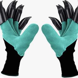 Two Pairs Finger Digger Garden Gloves. Best Seller