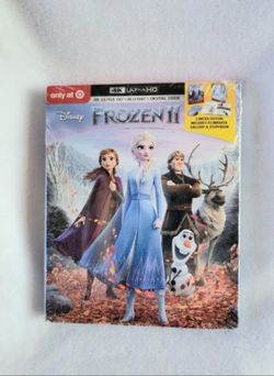 DISNEY FROZEN 2 MOVIE 4K PLUS BLU RAY PLUS STORYBOOK BRAND NEW SEALED
