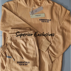Khaki Essentials Fear Of God Sweatsuits