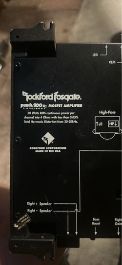 Rockford Fosgate Punch 100x2 MOSFET Amplifier