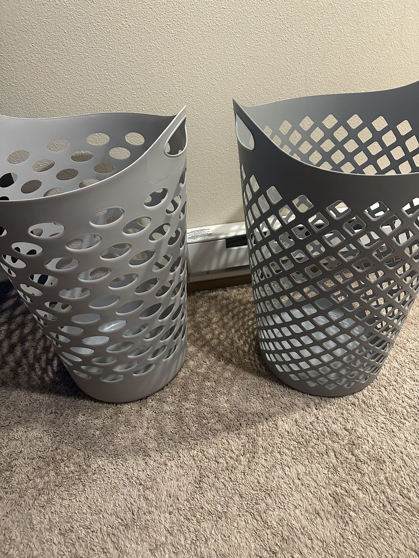 Two Large Laundry Baskets