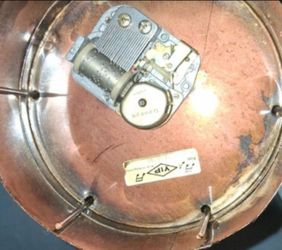Vintage 1970s copper tin music