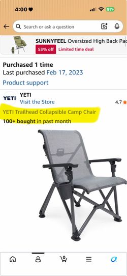YETI  Collapsible Camp chair - Heavy Duty