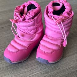 Pink Snow Boots Toddler Size 9 Like  New $5